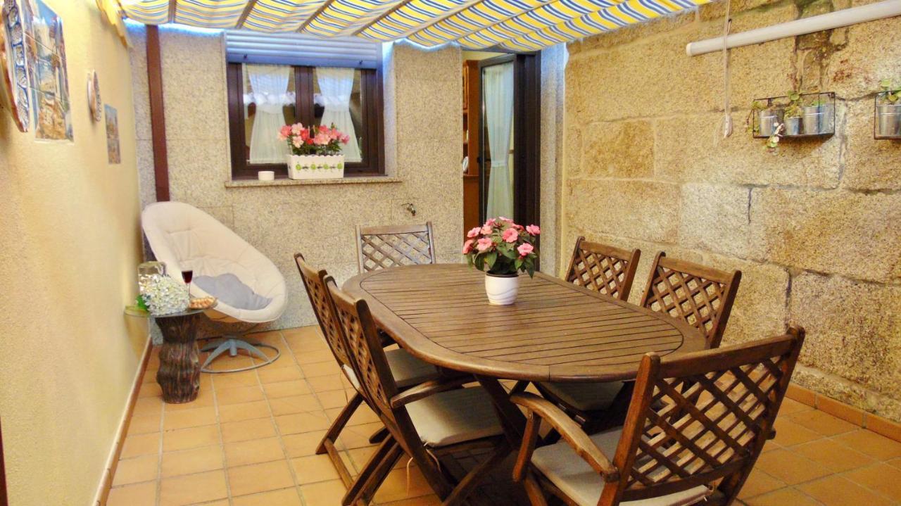 Casa Centro O Grove Con Terraza Y Asadorヴィラ エクステリア 写真